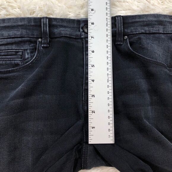 7 For All Mankind 7FAM Skinny A-Pocket Black Jeans 26 - Picture 4 of 7